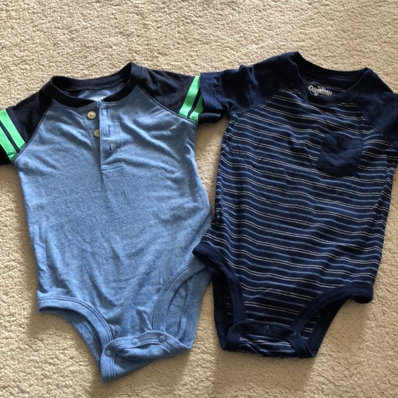 OshKosh blue 18m onesies